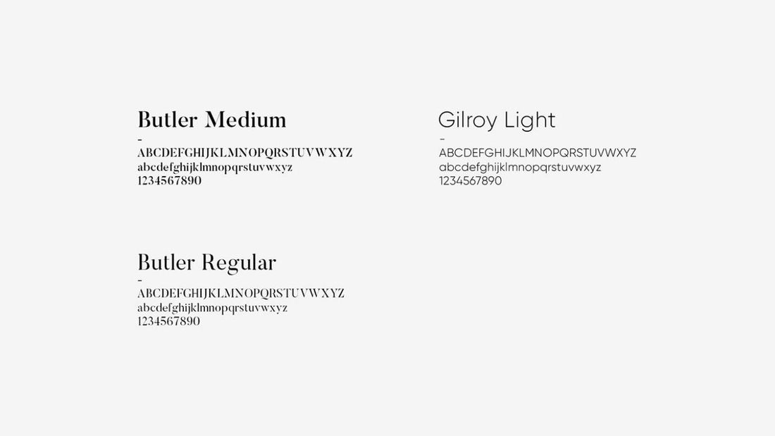 Bidadari typography specimen